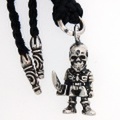 CHROME HEARTS(クロムハーツ)　フォティ・ぺぺ・ペンダント【編み紐付】　ネックレス