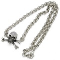 CRAZY PIG DESIGNS(クレイジーピッグ)　SKULL&CROSSBONE スカル＆クロスボーンペンダント【チェーン付】