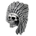 CRAZY PIG DESIGNS(クレイジーピッグ)　ゴーストチーフスカルリング　Ghost chief skull #806