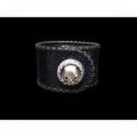 Fuck Around Lewisite(ファックアラウンドルイサイト)　パープルパイソンレザーブレスレットセットモデル　LB-0001+BT-1