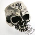 Gaboratory（ガボラトリー）　Large Skull Ring without Jaw　ラージスカルリング 144-A