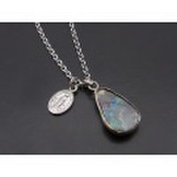 IDEALISM SOUND（イディアリズムサウンド）　ATELIER MADE Boulder Opal Necklace - Silver（アトリエメイド ボルダーオパールネックレス - シルバー）