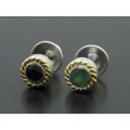 IDEALISM SOUND（イディアリズムサウンド）　Small Stone Pierce with K18Yellow Gold（スモールストーンピアス K18イエローゴールド）
