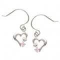 K10WG ダブルハート　フックピアス 46-5635