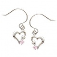 K10WG ダブルハート　フックピアス 46-5635