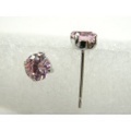K14WG　キュービックピンク ピアス 4mm 彼女 誕生日 ジュエリー アクセサリー ∞ jka654