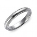 K18WG　ミルグレイン・マリッジリング（結婚指輪）3mm (N030H165N3*01-K18WG)