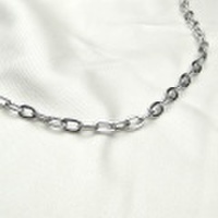 K18ホワイトゴールド　Ｆケーブルブレスレット　18cm　4.0mm