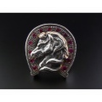 MARK MAHONEY×BILL WALL LEATHER（マークマホーニー×ビルウォールレザー）　Silver Horse Head w/Ruby