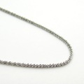 Pt850 プラチナ　クリスクロスブレスレット　18cm　1.4mm