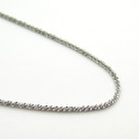 Pt850 プラチナ　クリスクロスブレスレット　18cm　1.4mm