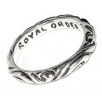 ROYAL ORDER(ロイヤルオーダー)　【人気ペアリング】RIBBON BAND RING リボンバンドリング　SR30