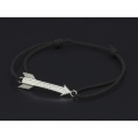 SYMPATHY OF SOUL（シンパシーオブソウル）　Arrow Cord Bracelet - Silver w/CZ（アローコードブレスレット - シルバー w/CZ）