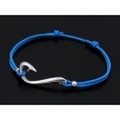 SYMPATHY OF SOUL（シンパシーオブソウル）　Fish Hook Cord Bracelet & Anklet - Silver（フィッシュフックコードブレスレット&アンクレット シルバー）