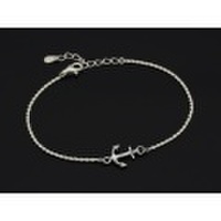 SYMPATHY OF SOUL（シンパシーオブソウル）　Small Anchor Chain Bracelet - Silver（スモールアンカーチェーンブレスレット - シルバー）