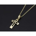 SYMPATHY OF SOUL（シンパシーオブソウル）　Tide Cross Necklace - K18Yellow Gold（タイドクロスネックレス - K18イエローゴールド）