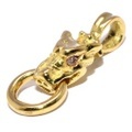 TRAVIS WALKER(トラヴィスワーカー) CHY090 Tiny Gargoyle Charm w/DIamonds タイニーガーゴイルチャームゴールド　ダイヤモンドアイズ