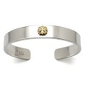 TRAVIS WALKER(トラヴィスワーカー)Silver Bangle 10mm w/18K Valor Cross