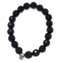 TRAVIS WALKER(トラヴィスワーカー)　Cut Onix Stone Bead Bracelet SBC005/カットオニキスストーンビーズブレスレット
