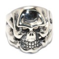 TRAVIS WALKER(トラヴィスワーカー)　RGS136 SMALL OG SKULL RING　スモールオリジナルスカルリング
