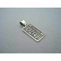 TRAVIS WALKER(トラヴィスワーカー)　ライセンスプレート“CRZY4U“スモール ペンダント【トップのみ】　LPS017-S