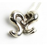 VASSER(バッサー) Kissing Heart Pendant Silver(キッシングハートペンダントシルバー)w/Chain 40cm