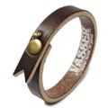 VASSER(バッサー)Casquette Boy Leather Bracelet Brown(キャスケットボーイレザーブレスレットブラウン)