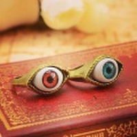 ring eyes red & blue one size　おめめ　リング　ブルー　レッド