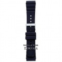 ［バネ棒無料サービス］ ダイバーズウォッチやスポーツウォッチに対応できるウレタンバンド　時計バンドの老舗メーカー・バンビ社製バンド　【22mm】　バンビ/BAMBI 時計用/ウォッチ用バンド　ウレタンバンド-ブラック　［送料区分：メール便］［お取り寄せ商品］