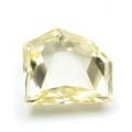 【 Under S (Light Yellow) カラー 】天然イエローダイヤモンド ルース(裸石) 0.106ct, VS-2, ファンシー・カット【 中央宝石研究所ソーティング袋付 】 【 送料無料 】