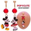 [14G ]POPでCUTE☆MiCKEY&MINNIEYへそピアスボディピアス0213