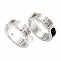 【DUB Collection｜ダブ コレクション】Honest Ring オネストリング DUBj-223-1-2(BK&WH)【ペア】