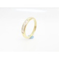 【K18イエローゴールド】指輪 リング ダイヤモンド 3.5ｇ 15号 レディース 21022-0　ジュエリー　人気