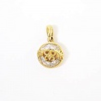 【M.G.C.】K18製ウイングロゴラウンドストーントップ/WCZ