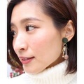 【SALE】天然石アンティークパーツイヤリング/3カラー