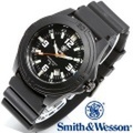【キャンペーン対象外】 Smith & Wesson スミス＆ウェッソン SOLDIER WATCH 腕時計 RUBBER STRAP BLACK SWW-12T-R