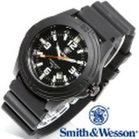 【キャンペーン対象外】 Smith & Wesson スミス＆ウェッソン SOLDIER WATCH 腕時計 RUBBER STRAP BLACK SWW-12T-R