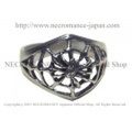 【ネクロマンス NECROMANCE】 シルバースパイダーウェブリング Silver Spider Web Ring 蜘蛛の巣