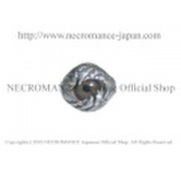 【ネクロマンス NECROMANCE】 シルバードラゴンクロー義眼リング Silver Dragon Claw Glass Eye Ring ＜ヘーゼル/Hazel＞ 爪 龍 目玉