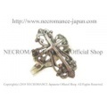 【ネクロマンス NECROMANCE】 シルバーフィリグリークロスリング Silver Filagree Cross Ring 十字架 指輪