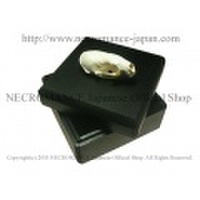 【ネクロマンス NECROMANCE】 ミンクスカルウッドボックス Mink Skull Wood Box ＜正方形＞ ケース 箱 ジュエリーボックス 骸骨