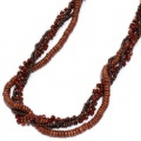 【メール便OK】4連ツイストロングネックレス