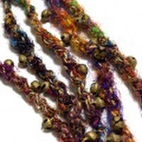 【メール便OK】ネパールシルクアンクレット