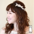【新着商品】【店内人気】ブライダル髪飾り B-341★シルバーorピンクゴールドの2色展開★