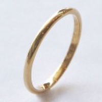 【送料無料】 K18 / 1.5mm幅 Duperey simple straight ring (デュプレーシンプルストレートリング)
