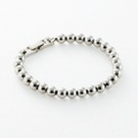 【送料無料】 純チタンボールブレスレット　18cm TBV18B