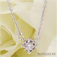 【送料無料】ジェムケリーK10ホワイトゴールドダイヤモンドネックレス