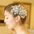 【和装にオススメ】【ショートヘアに合う】ブライダル髪飾り　B-305