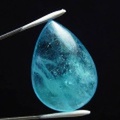アクアマリン　AAAA　ルース　タンブル【ブラジル産】【約10.7g】【ペアシェイプカット】天然石｜パワーストーン｜アクアマリン｜べリル｜藍玉｜ドロップカット｜ペアシェイプ｜カボション｜素材｜タンブル｜e0451
