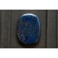 アズライト【7】天然石ルース・カボション（34×25mm）